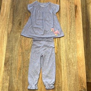 American Girl Bitty Baby girl pajamas size 5